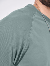 Solid Berly Green Oversized T-Shirt