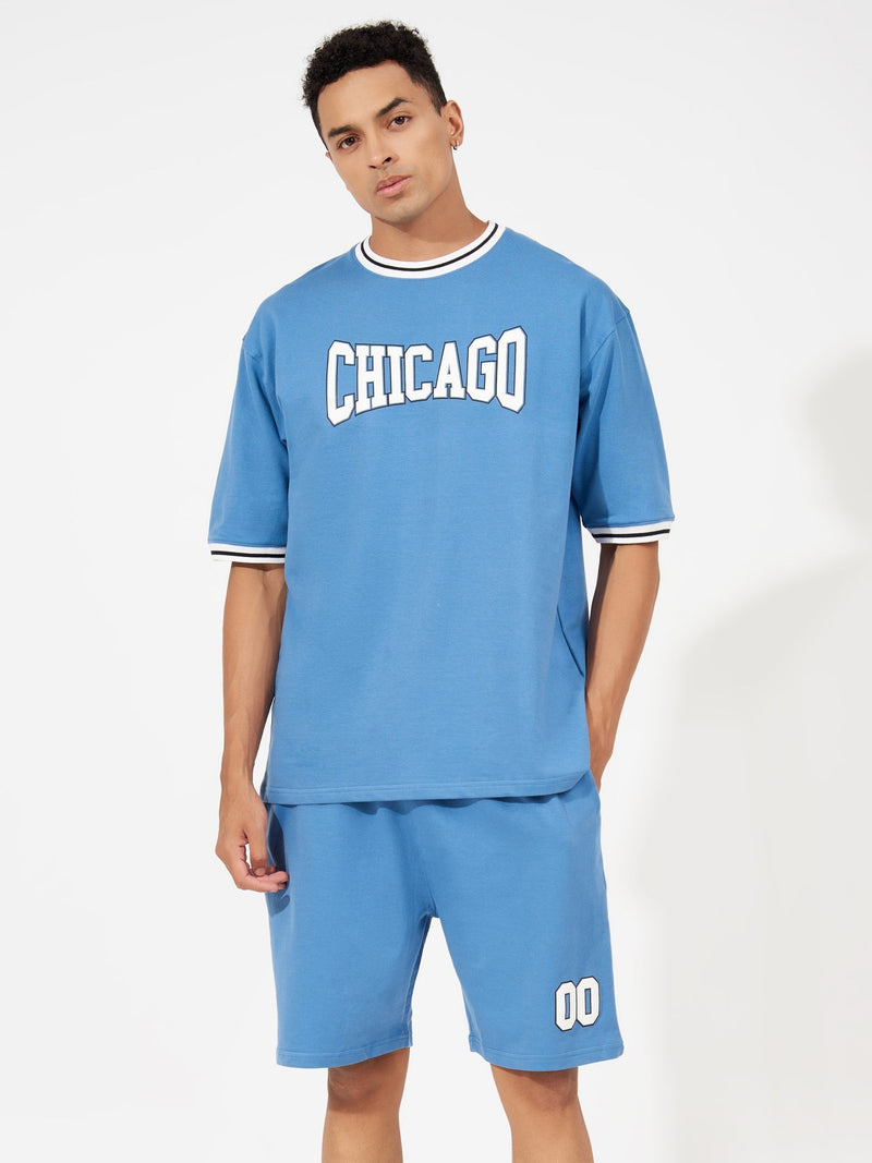 Denim Blue Chicago Oversized Co-Ords