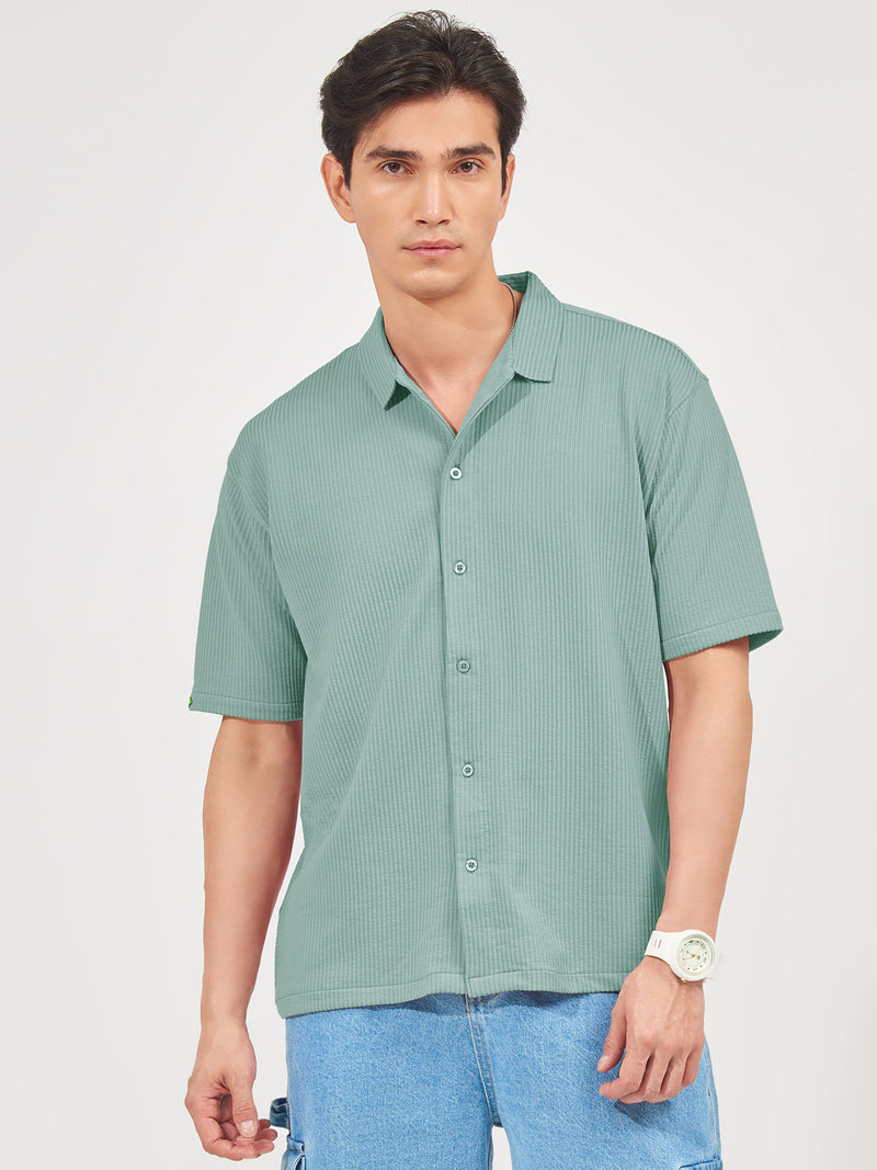 Elliot Knit Lite Blue Lycra Shirt