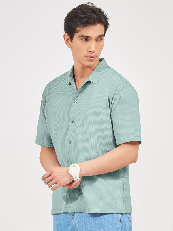 Elliot Knit Lite Blue Lycra Shirt