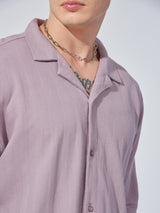 Posh Lavender Peak Weave Shirt