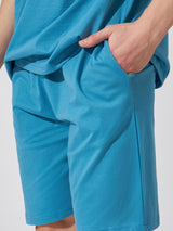 Denim Blue Active Wear Casual Shorts