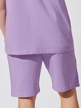 Lavender Casual Shorts