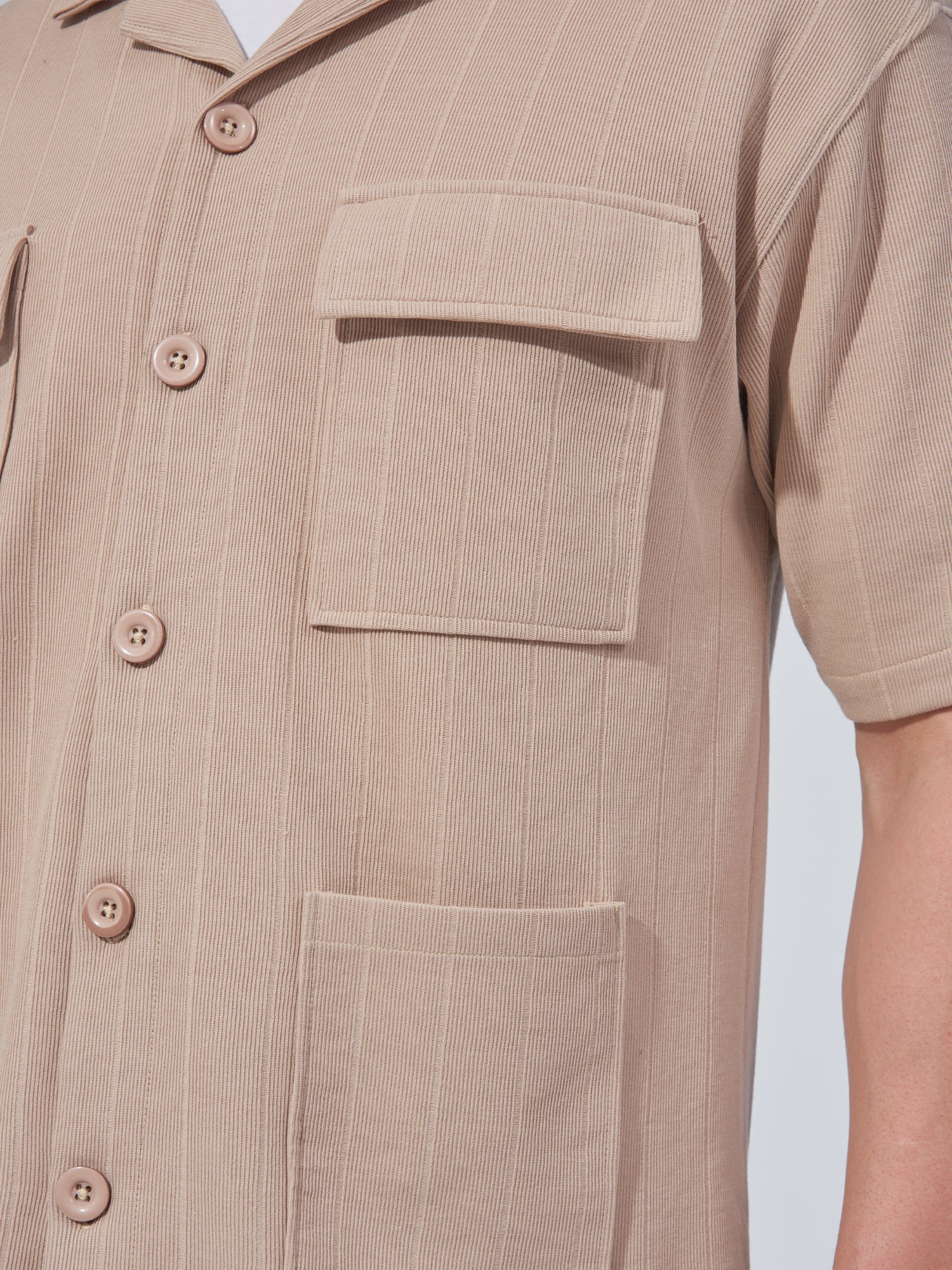 Cargo Pocket Biscuit Shirt