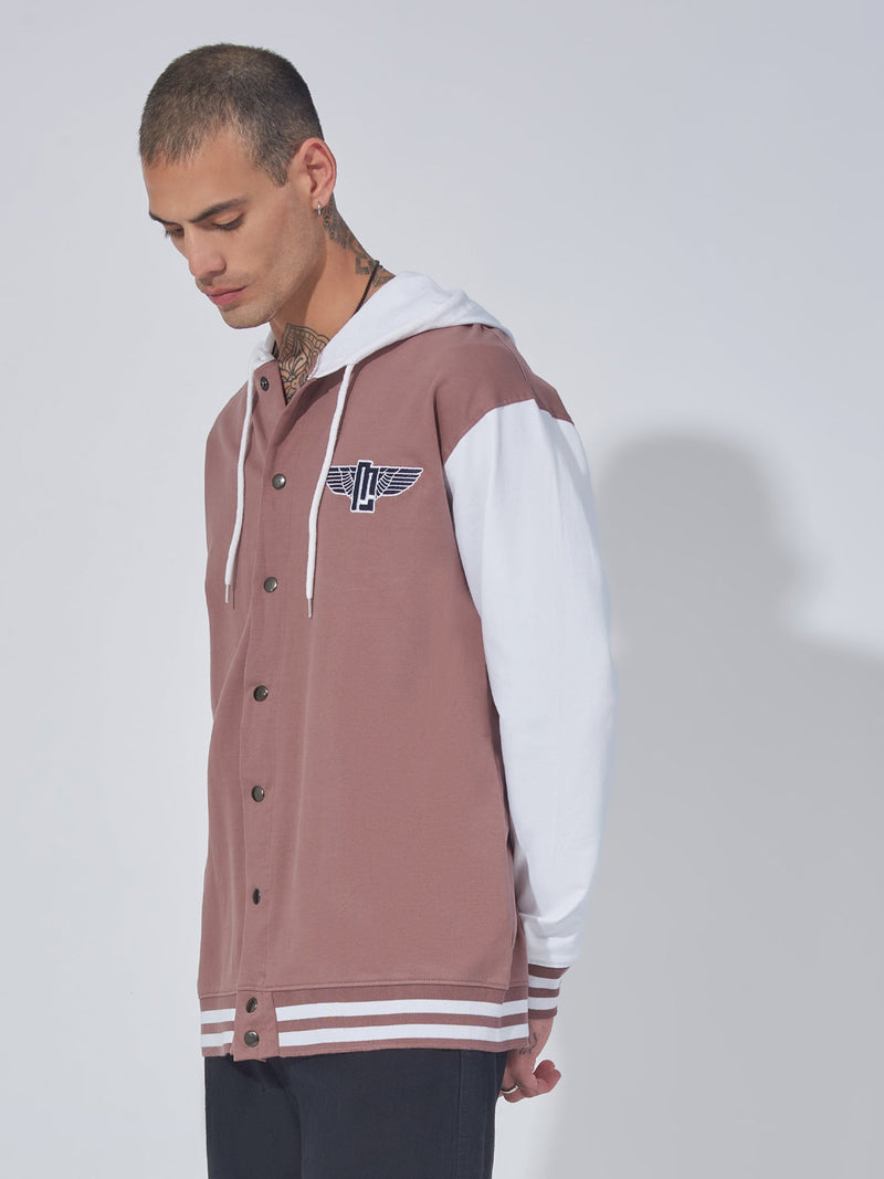 Dusty Pink hooded M wing Jacket