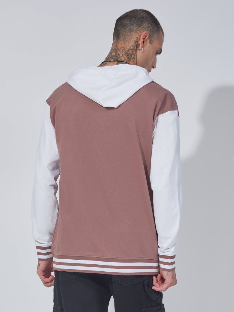 Dusty Pink hooded M wing Jacket