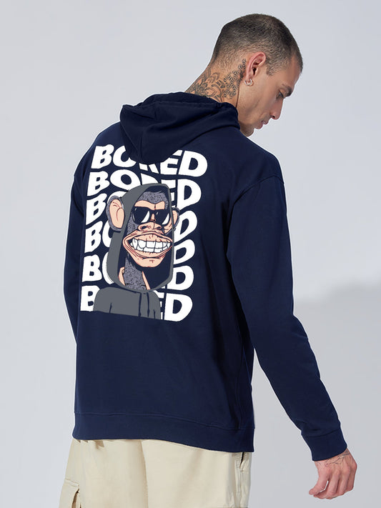Bored Navy Full Sleeve Sweatshirt