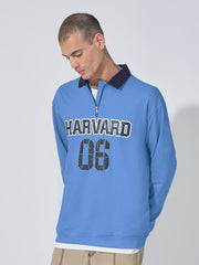 Harvard 06 Denim Blue Full Sleeve Sweatshirt